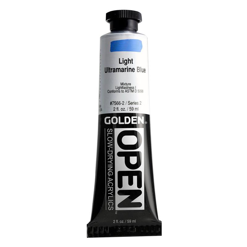 Golden OPEN Acrylic Light Ultramarine Blue 2 oz