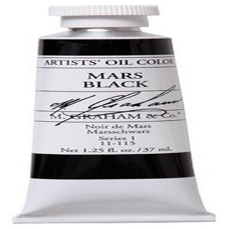 M. Graham Oil Color – Mars Black 37 ml