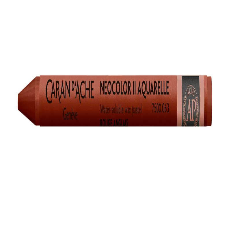 Neocolor II Water-Soluble Wax Pastel – 063 English Red