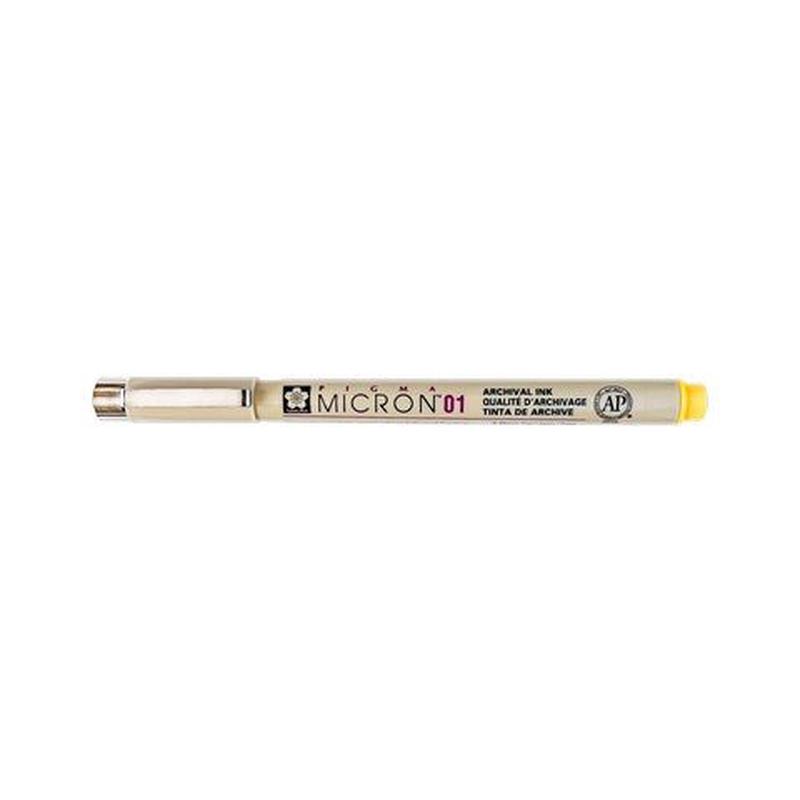 Sakura Micron 01 Pen 0.25MM – Yellow